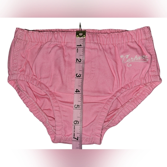 Carhartt Baby Girls Pink Bloomers w/ Heart Pockets Cowgirl NWT Sz 9M - Picture 11 of 13